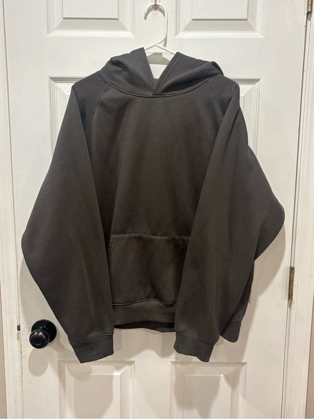 Dark Gray Pullover Hoodie Sweatshirt